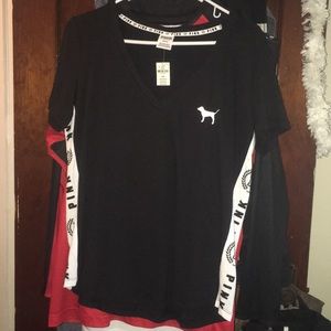 Pink Victoria’s Secret V Neck T Shirt